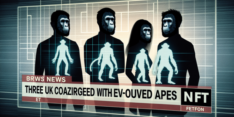 Трех граждан Великобритании обвинили в мошенничестве с NFT Evolved Apes